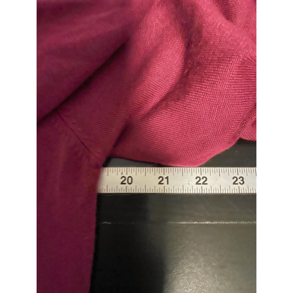 Vintage Carducci Womens Cardigan Size XL Maroon Embroidered Faux Fur Y2K NWT - Picture 5 of 7